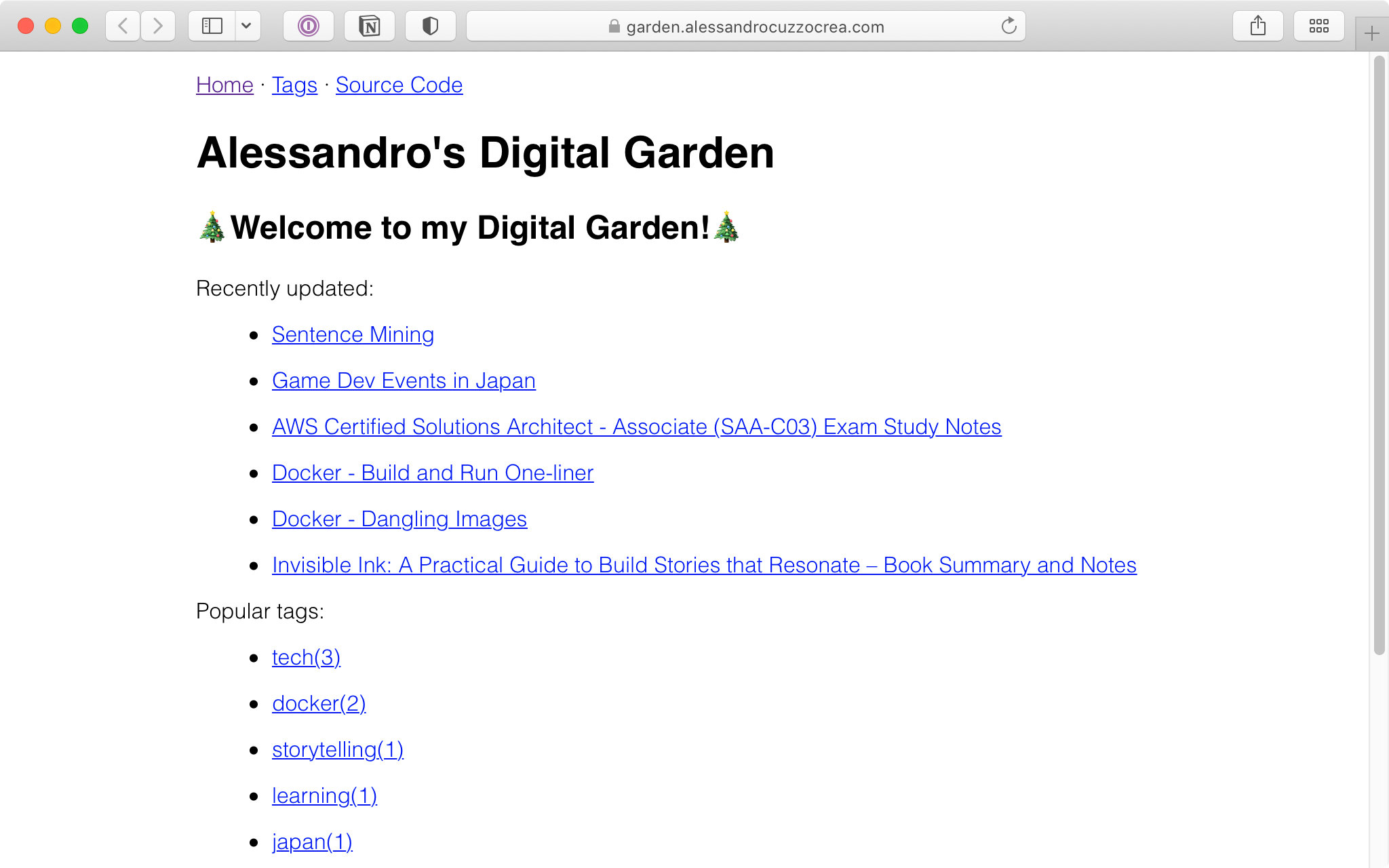 Alessandro Cuzzocrea's digital garden home page