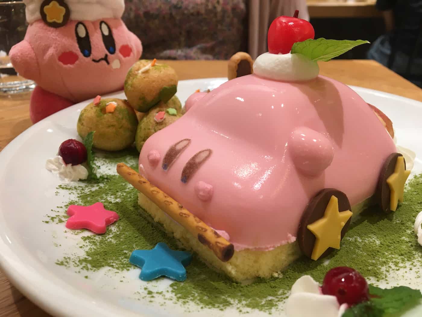 Car Mouth Cake at Tokyo's Kirby Cafe