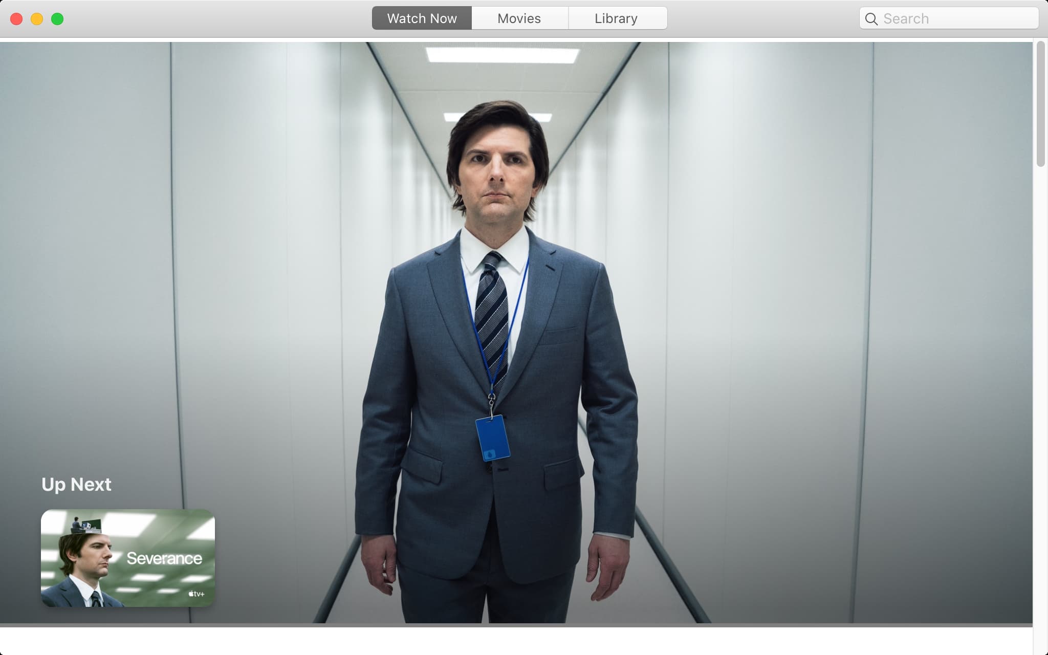 Screenshot from the TV show 'Severance'. Courtesy of Apple TV+