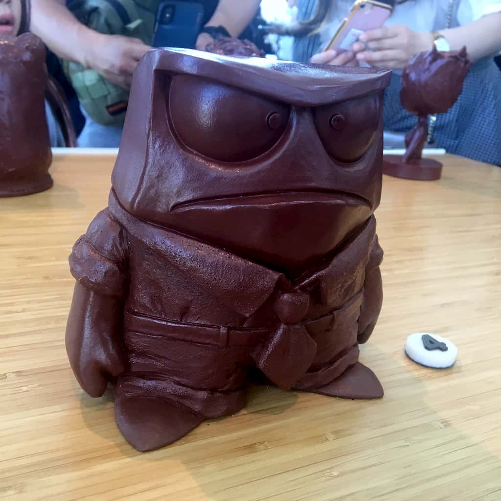 Clay sculpture reproduction (Anger from Inside Out)